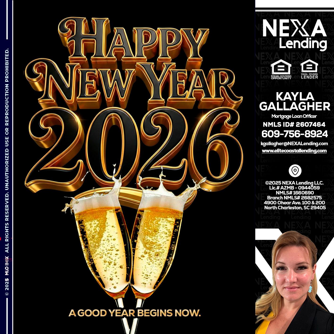 happy new year 2026 - Kayla Gallagher -Mortgage Loan Officer