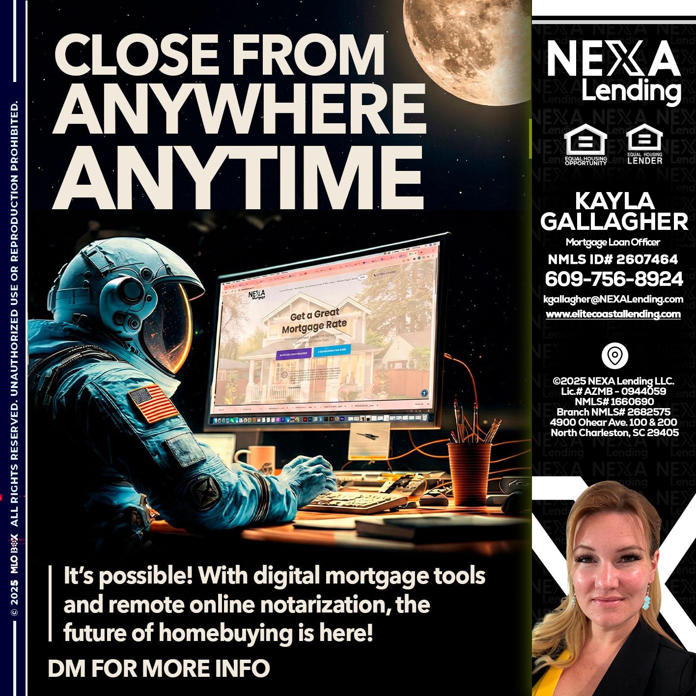 close from - Kayla Gallagher -Mortgage Loan Officer