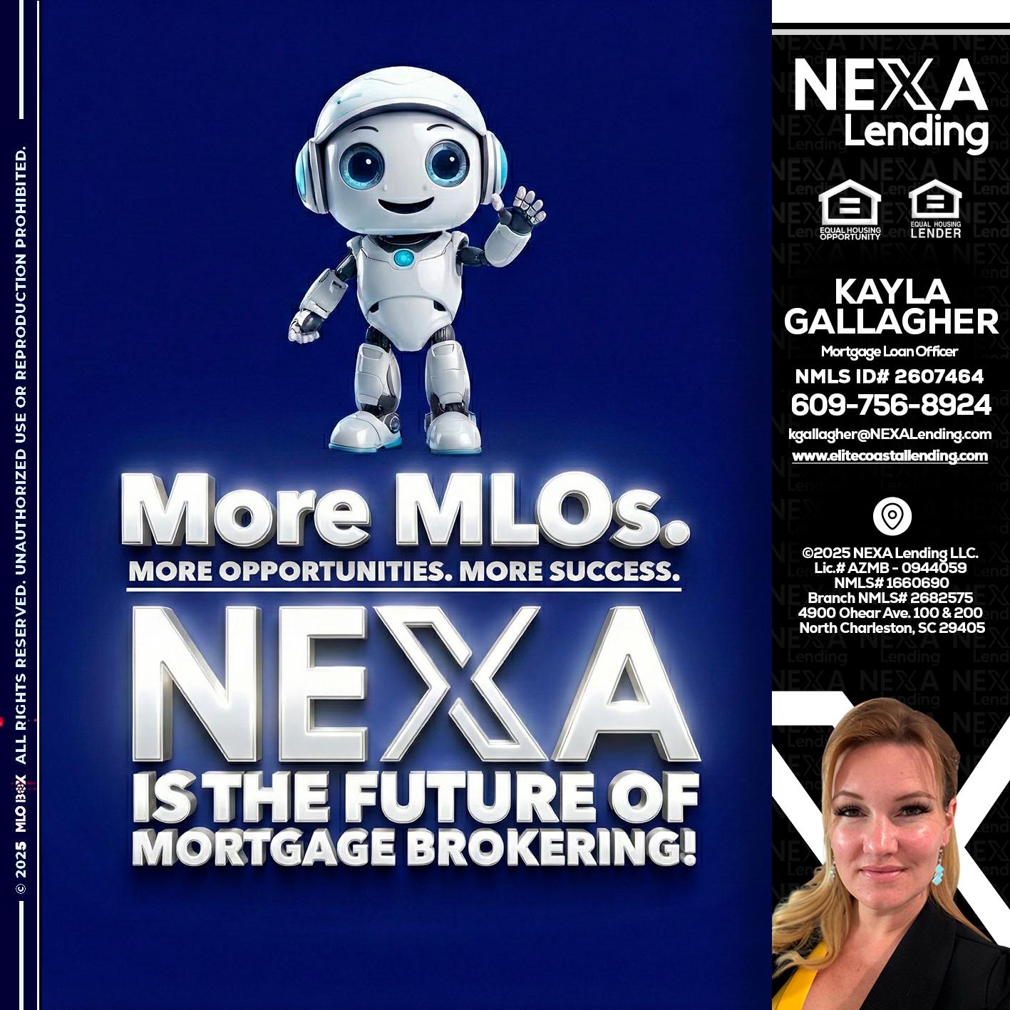 MORE MLOs - Kayla Gallagher -Mortgage Loan Officer