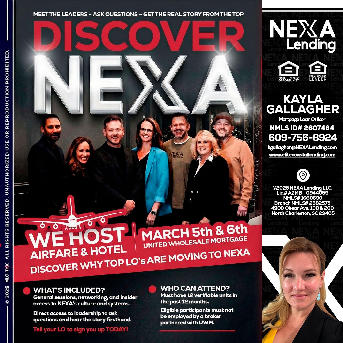 DISCOVER NEXA - Kayla Gallagher -Mortgage Loan Officer