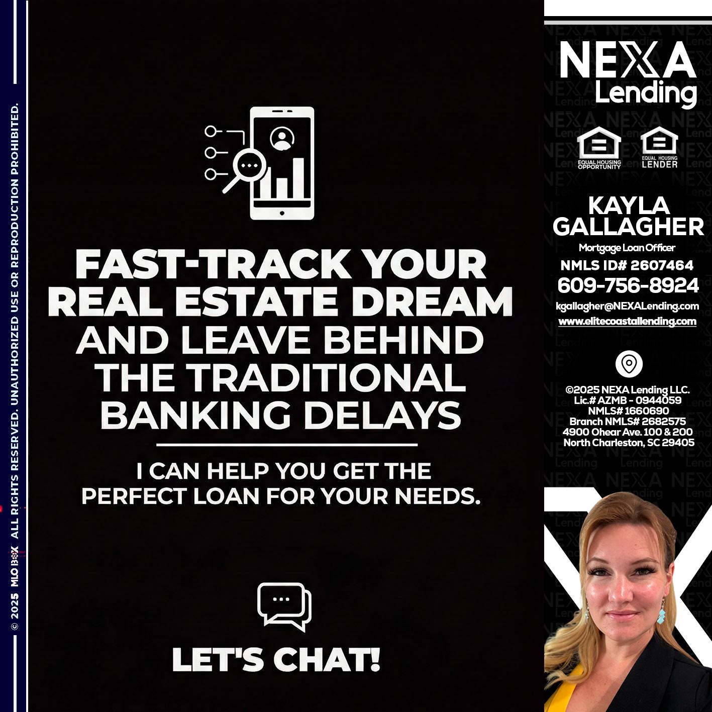 FAST TRACK - Kayla Gallagher -Mortgage Loan Officer