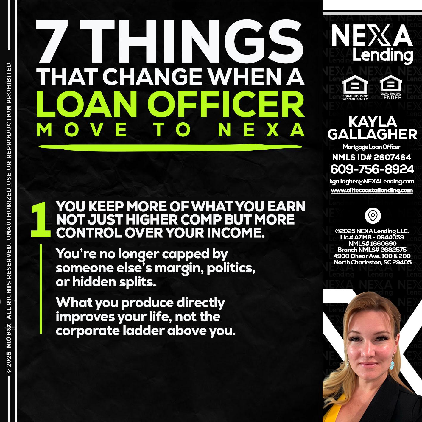 7 THINGS (1) - Kayla Gallagher -Mortgage Loan Officer