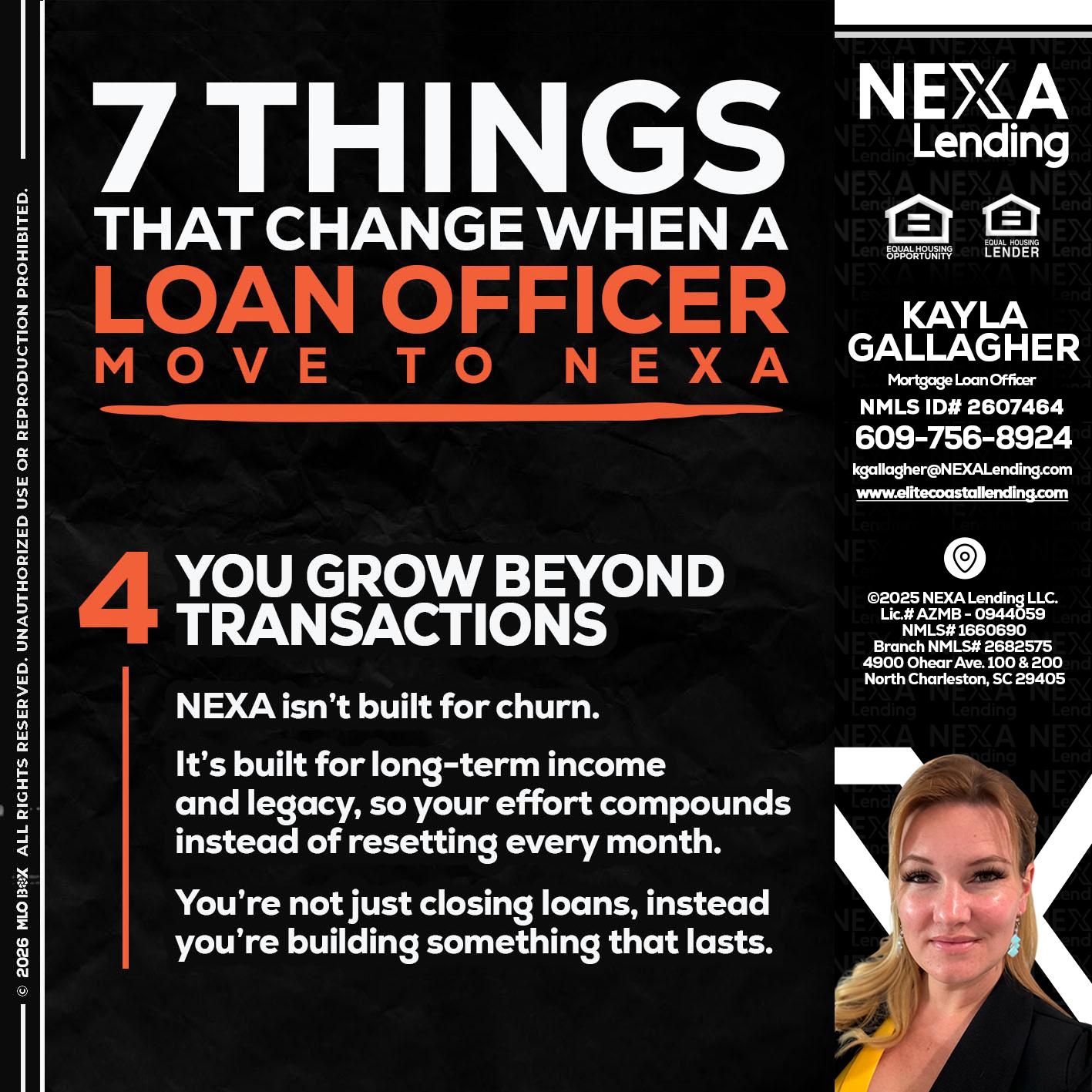 7 THINGS (4) - Kayla Gallagher -Mortgage Loan Officer