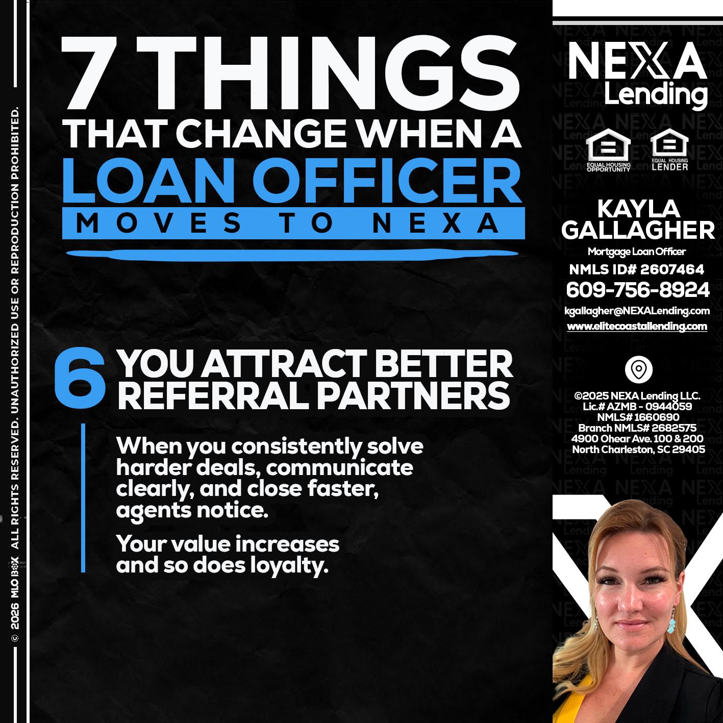 7 THINGS (6) - Kayla Gallagher -Mortgage Loan Officer