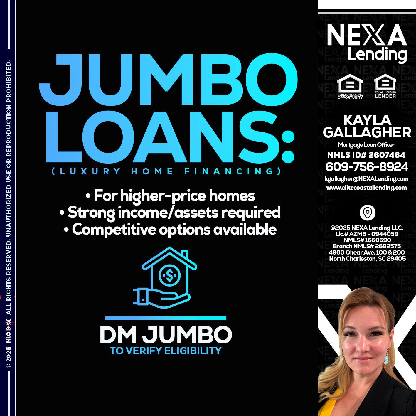 JUMBO LOANS - Kayla Gallagher -Mortgage Loan Officer