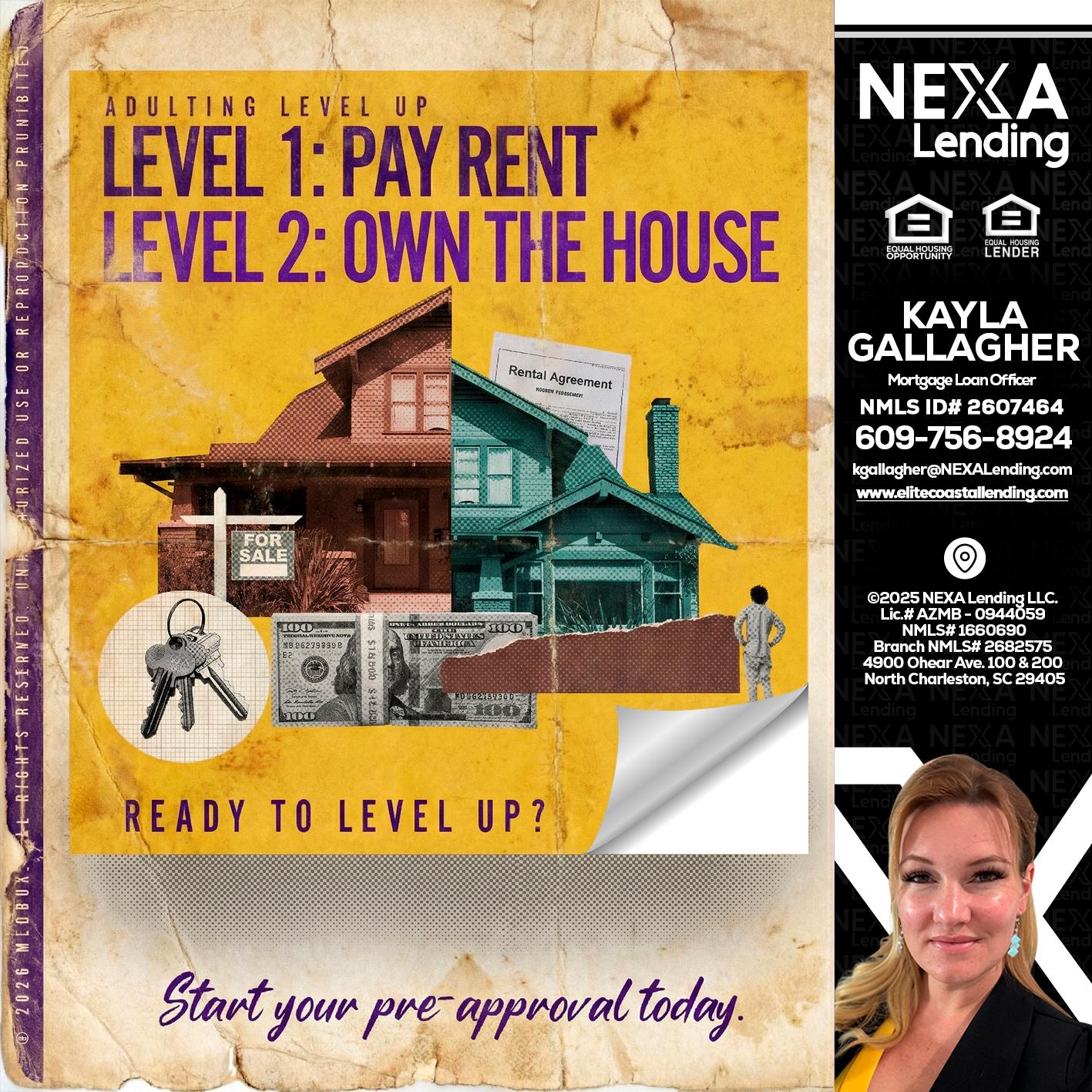 LEVEL 1 - Kayla Gallagher -Mortgage Loan Officer