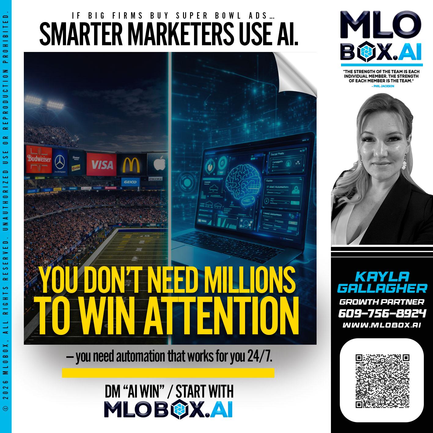 you don't need - Kayla Gallagher -Mortgage Loan Officer