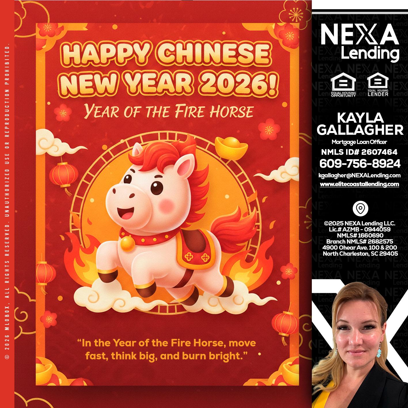 happy Chinese new year - Kayla Gallagher -Mortgage Loan Officer