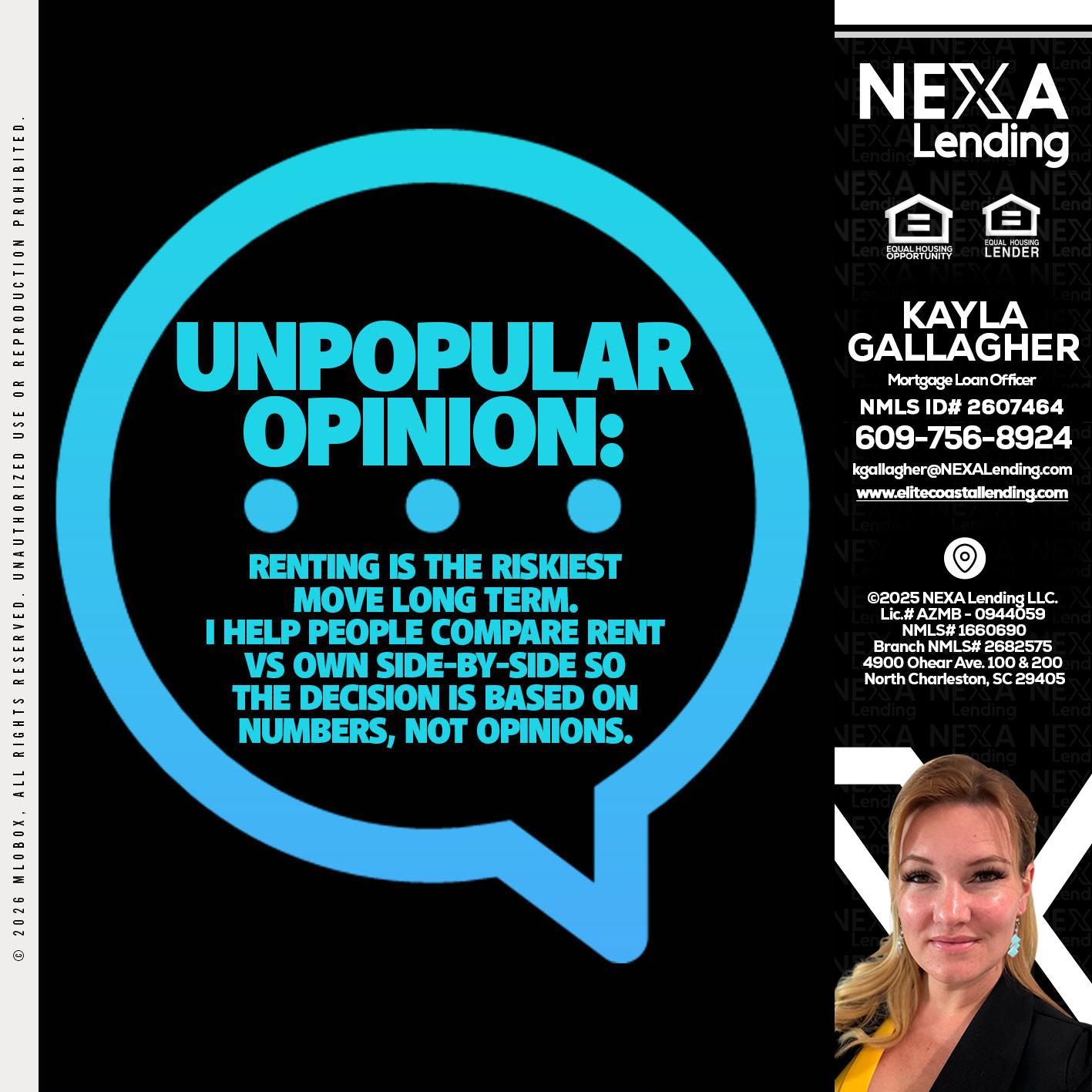 unpopular opinion - Kayla Gallagher -Mortgage Loan Officer