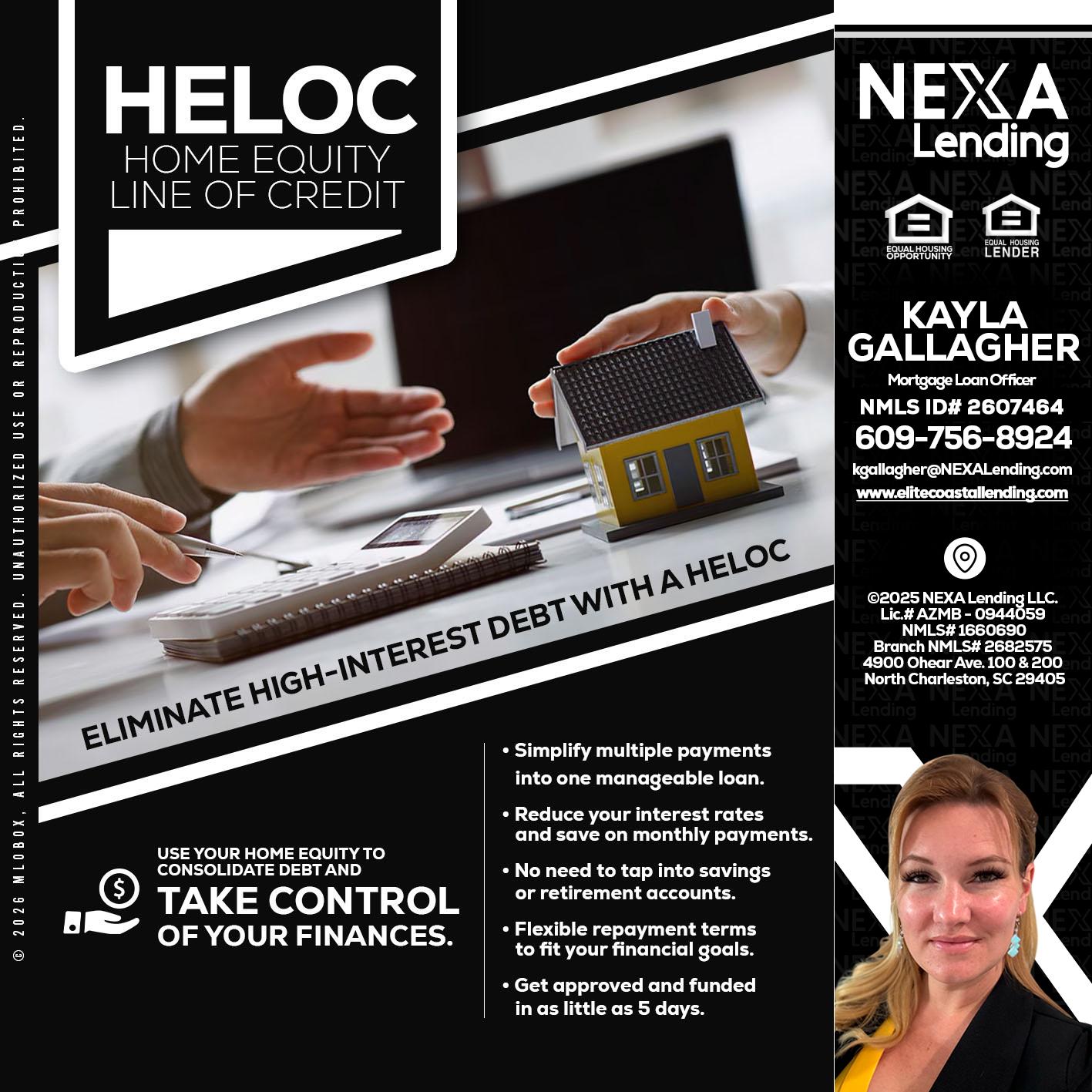 HELOC - Kayla Gallagher -Mortgage Loan Officer
