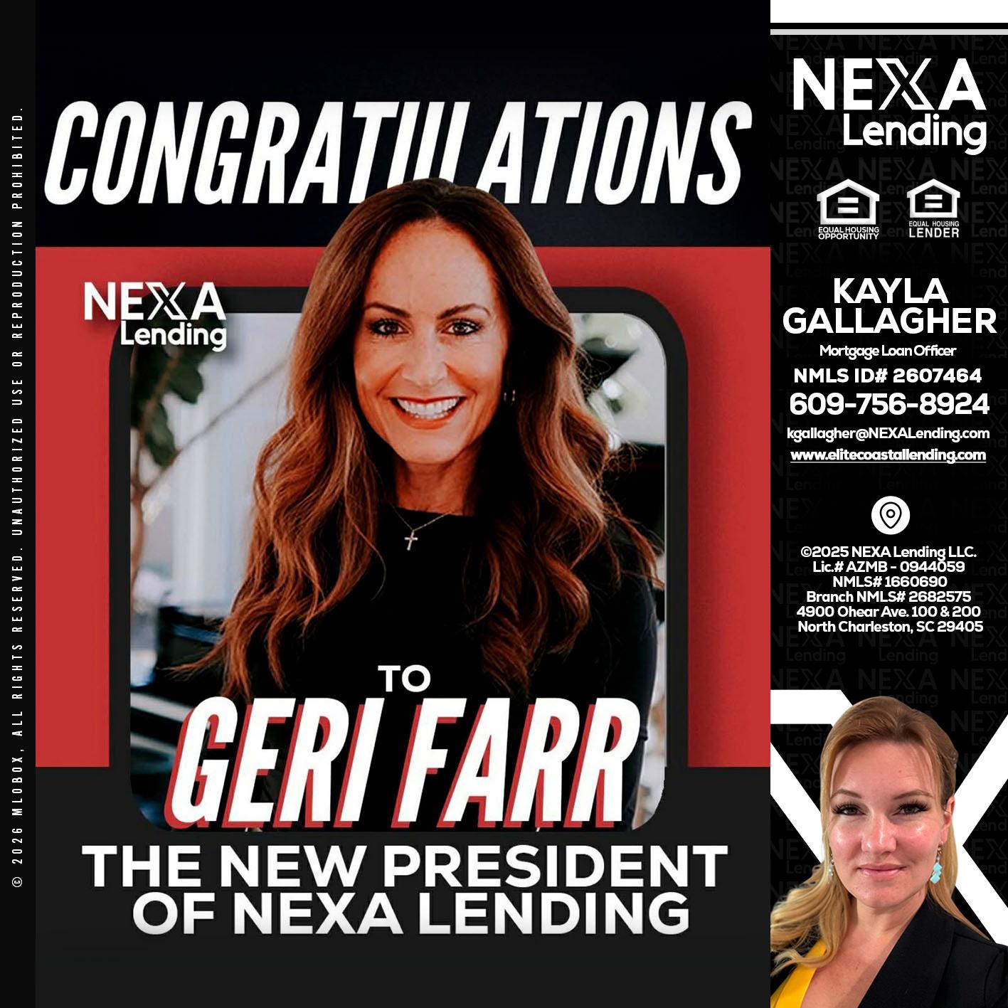 CONGRATULATIONS - Kayla Gallagher -Mortgage Loan Officer