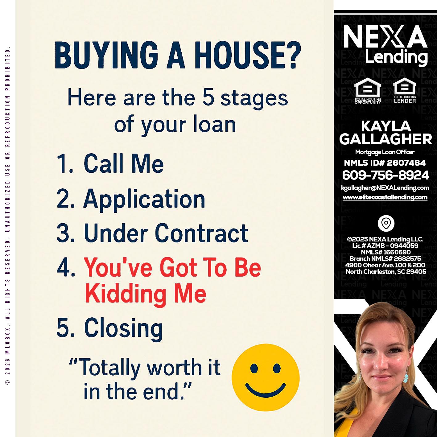 BUYING A HOUSE - Kayla Gallagher -Mortgage Loan Officer