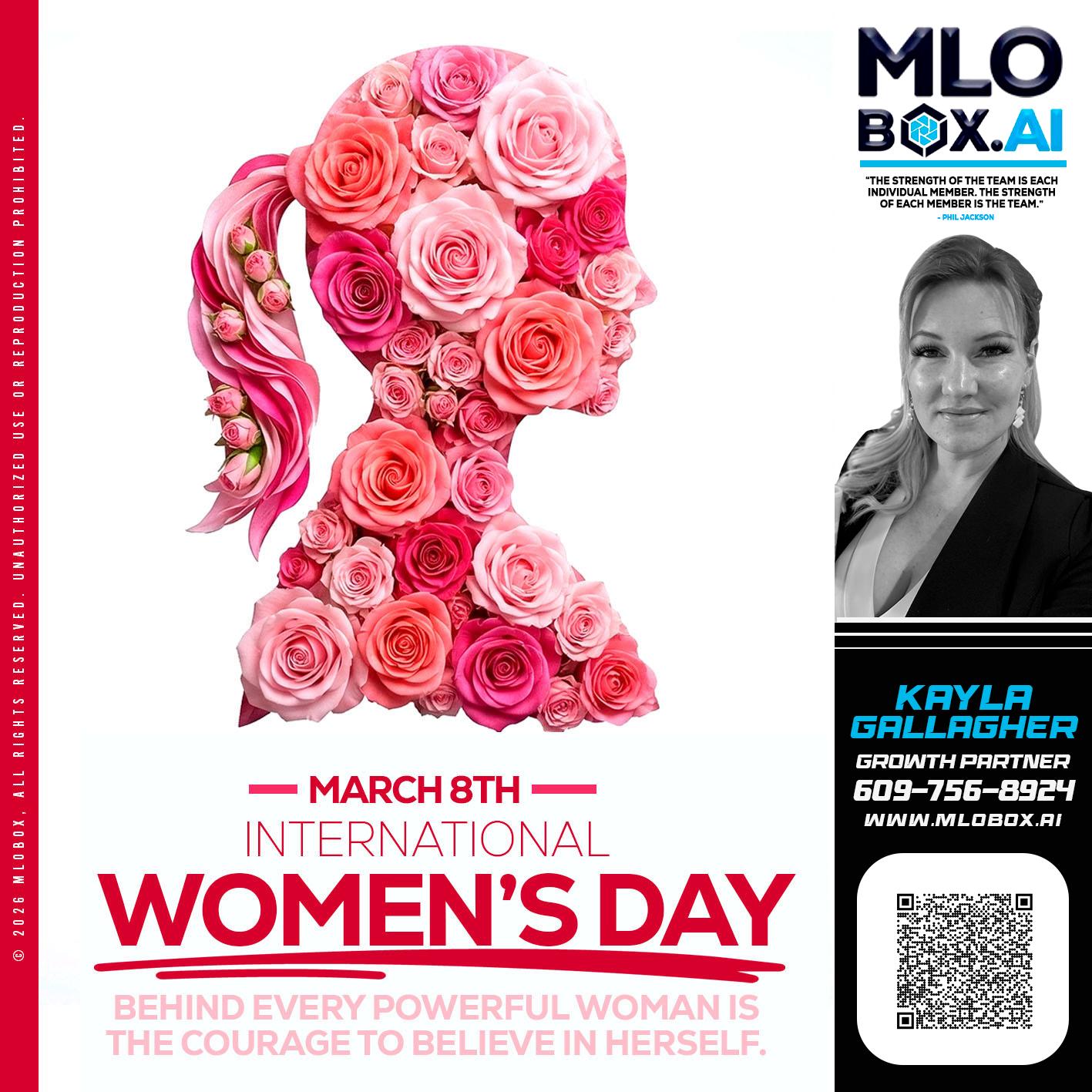 MARCH 8TH - Kayla Gallagher -Mortgage Loan Officer