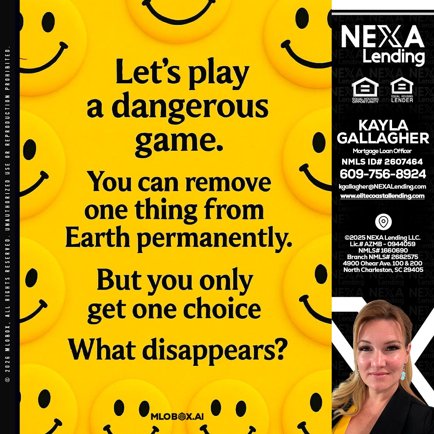 LETS PLAY - Kayla Gallagher -Mortgage Loan Officer