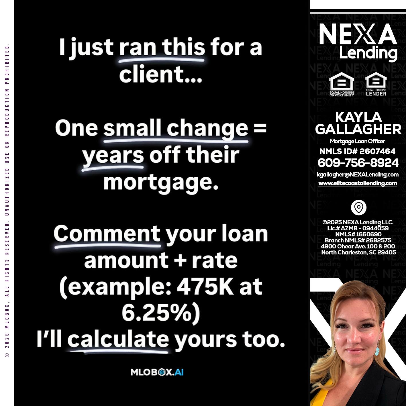 I JUST RAN - Kayla Gallagher -Mortgage Loan Officer