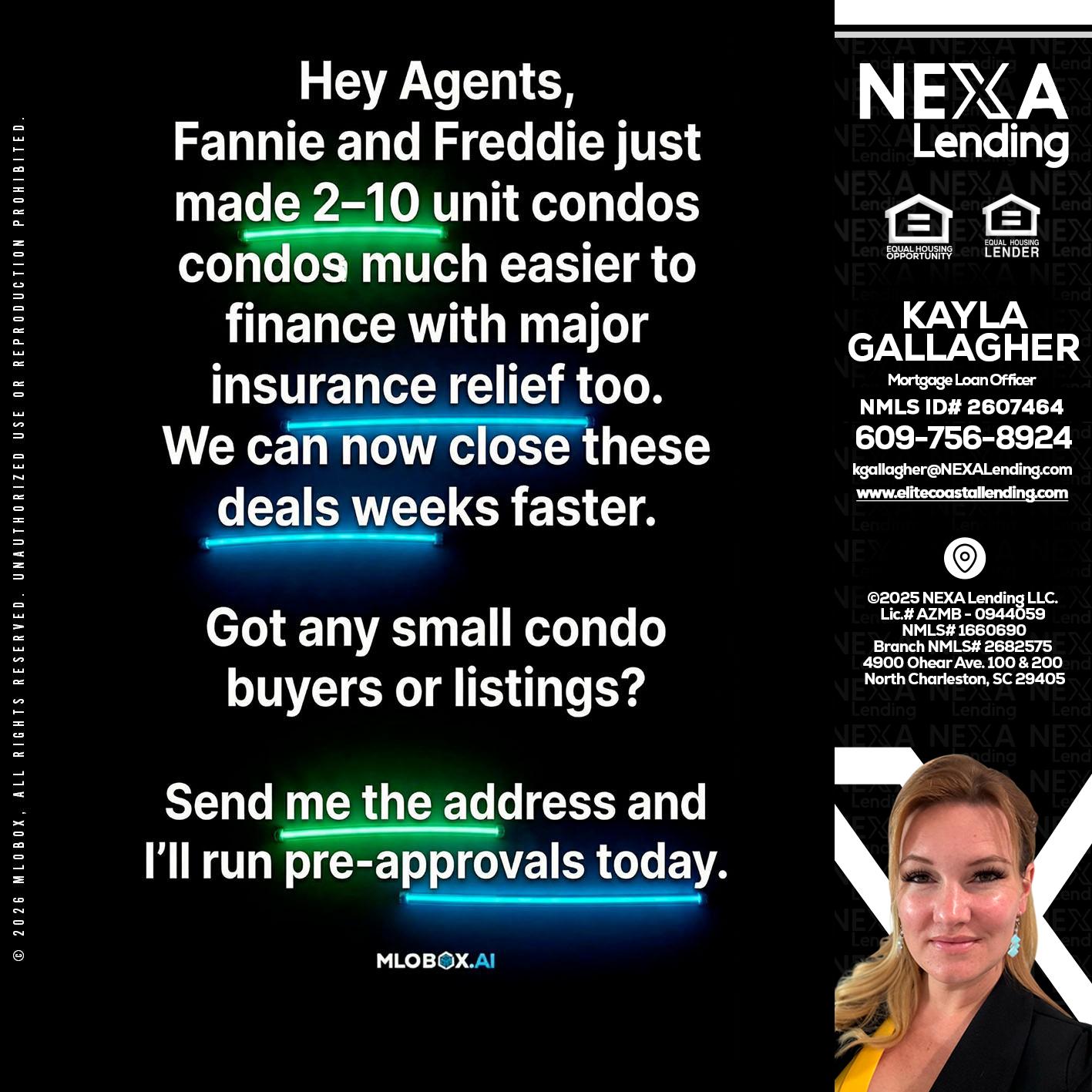 HEY AGENTS - Kayla Gallagher -Mortgage Loan Officer