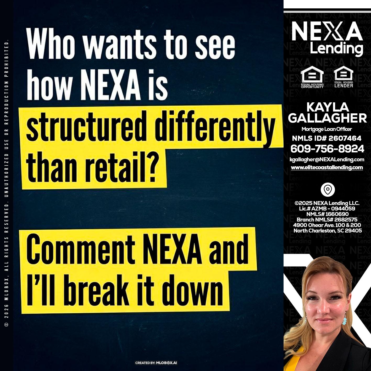 who want to see - Kayla Gallagher -Mortgage Loan Officer