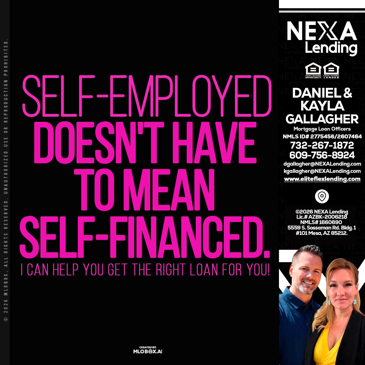 self employed - Kayla Gallagher -Mortgage Loan Officer