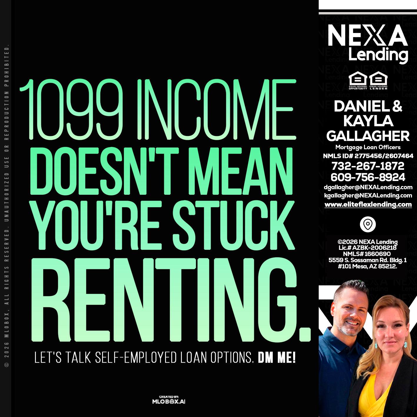 1099 income - Kayla Gallagher -Mortgage Loan Officer