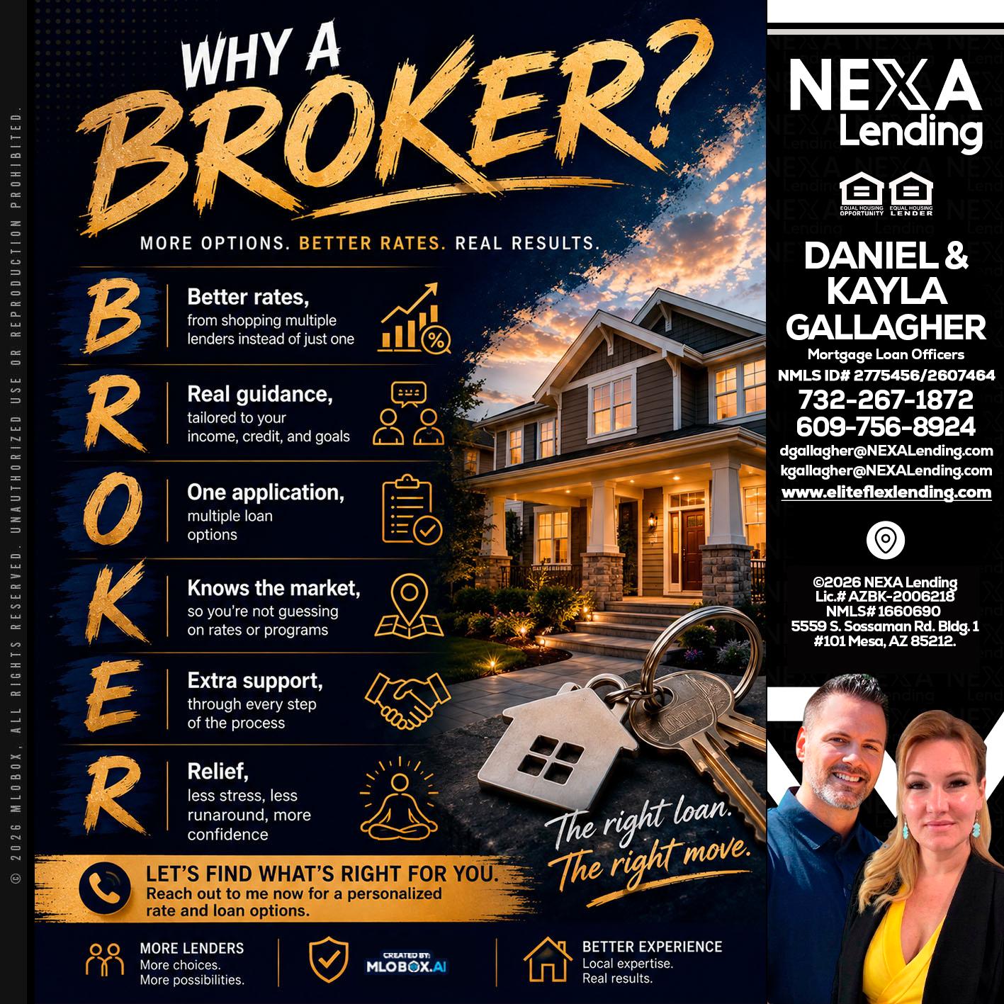 WHY A BROKER? - Kayla Gallagher -Mortgage Loan Officer