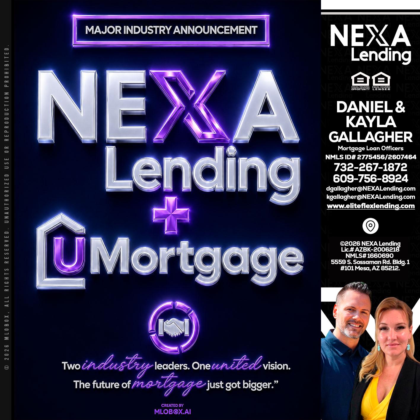 NEXA LENDING U MORTGAGE - Kayla Gallagher -Mortgage Loan Officer