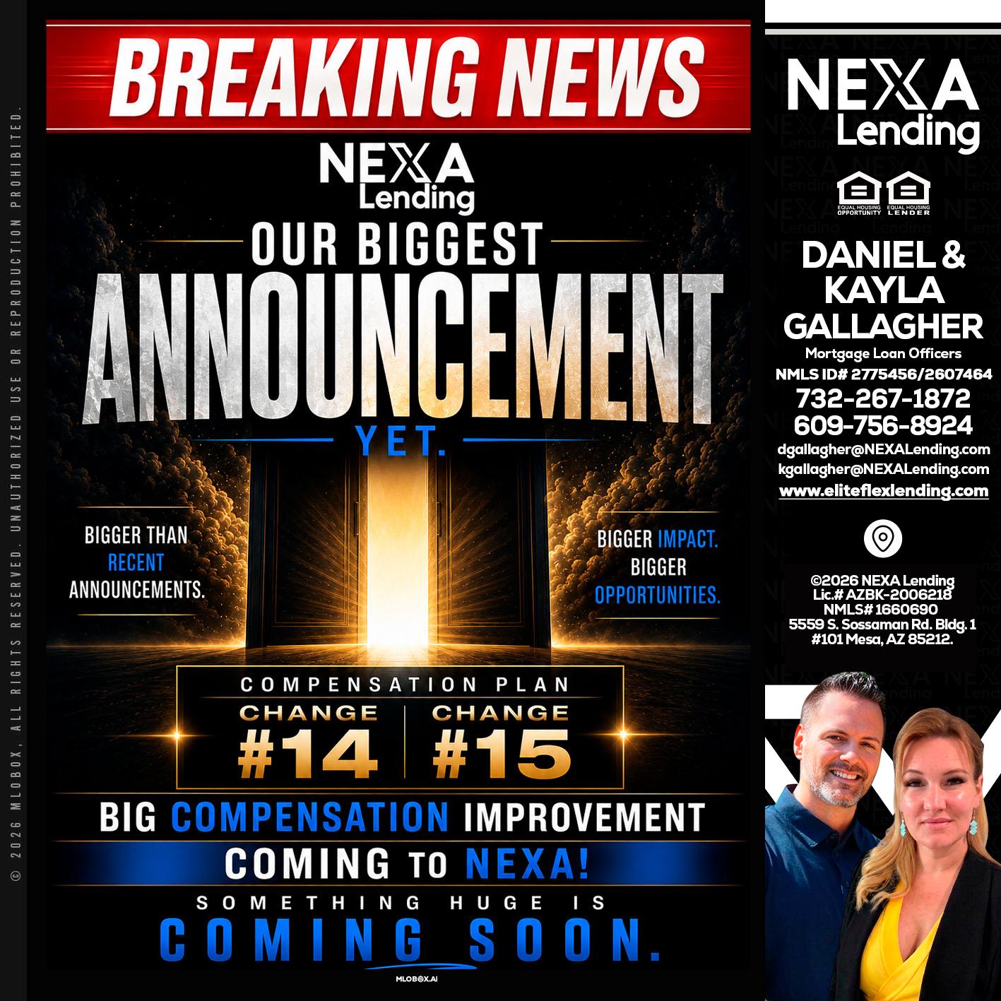 BREAKING NEWS - Kayla Gallagher -Mortgage Loan Officer