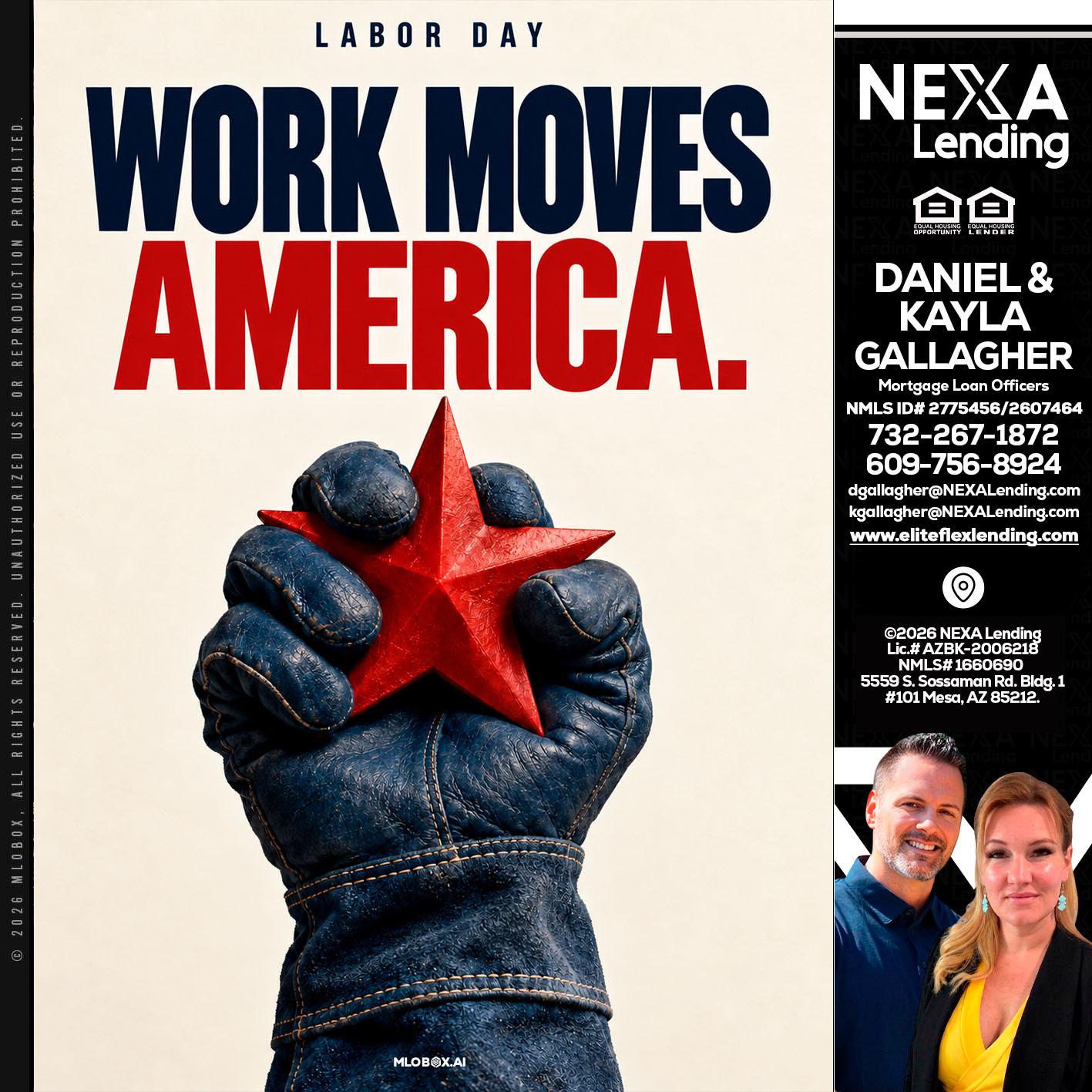WORKS MOVES AMERICA - Kayla Gallagher -Mortgage Loan Officer