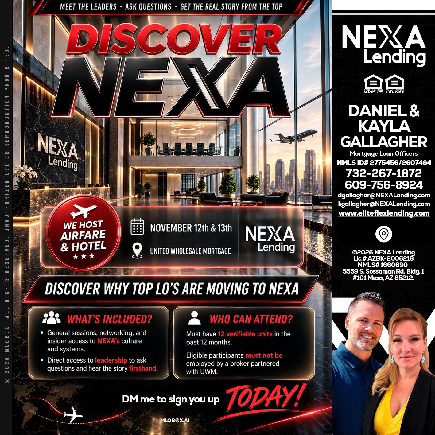 DISCOVER NEXA - Kayla Gallagher -Mortgage Loan Officer