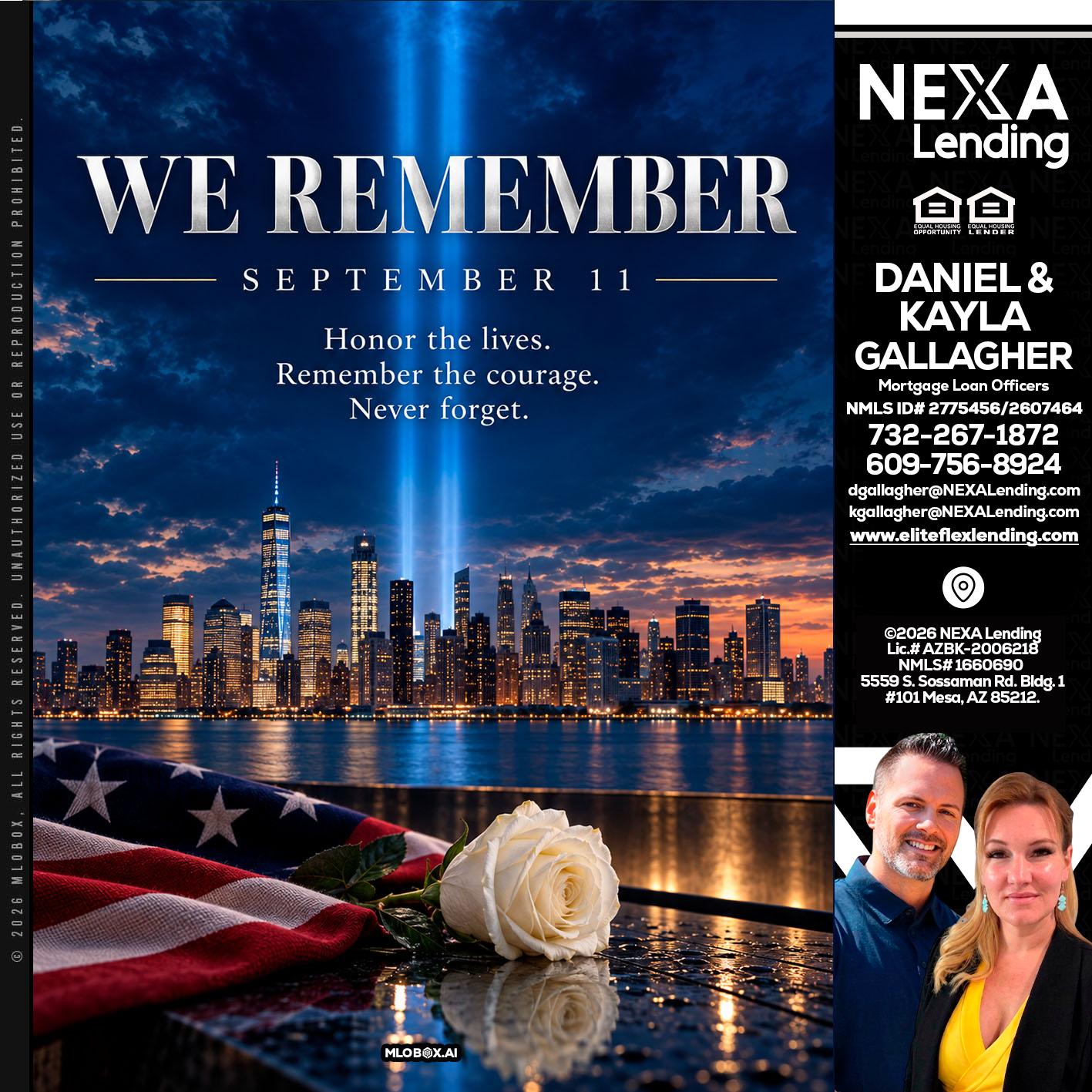 WE REMEMBER - Kayla Gallagher -Mortgage Loan Officer