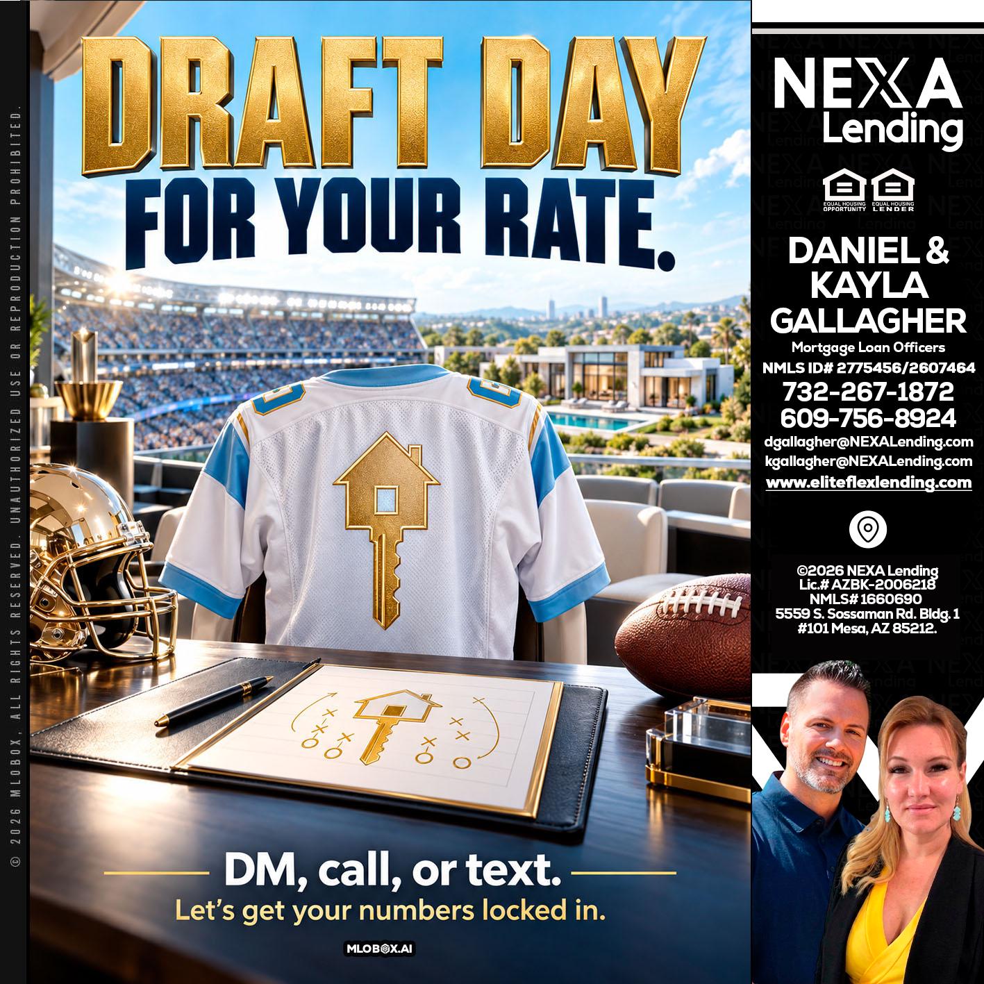 DRAFT DAY - Kayla Gallagher -Mortgage Loan Officer