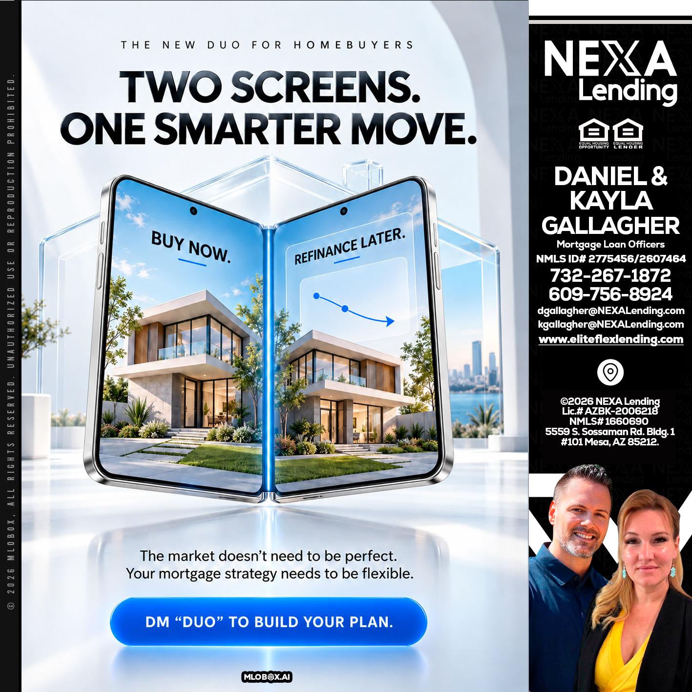 TWO SCREENS - Kayla Gallagher -Mortgage Loan Officer