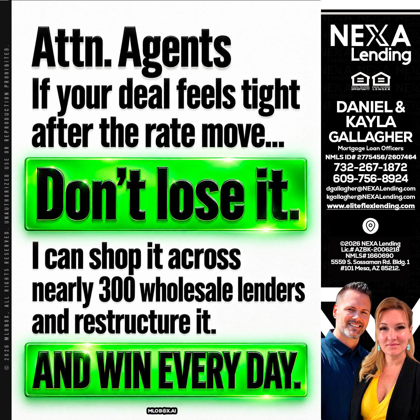 attention agents - Kayla Gallagher -Mortgage Loan Officer