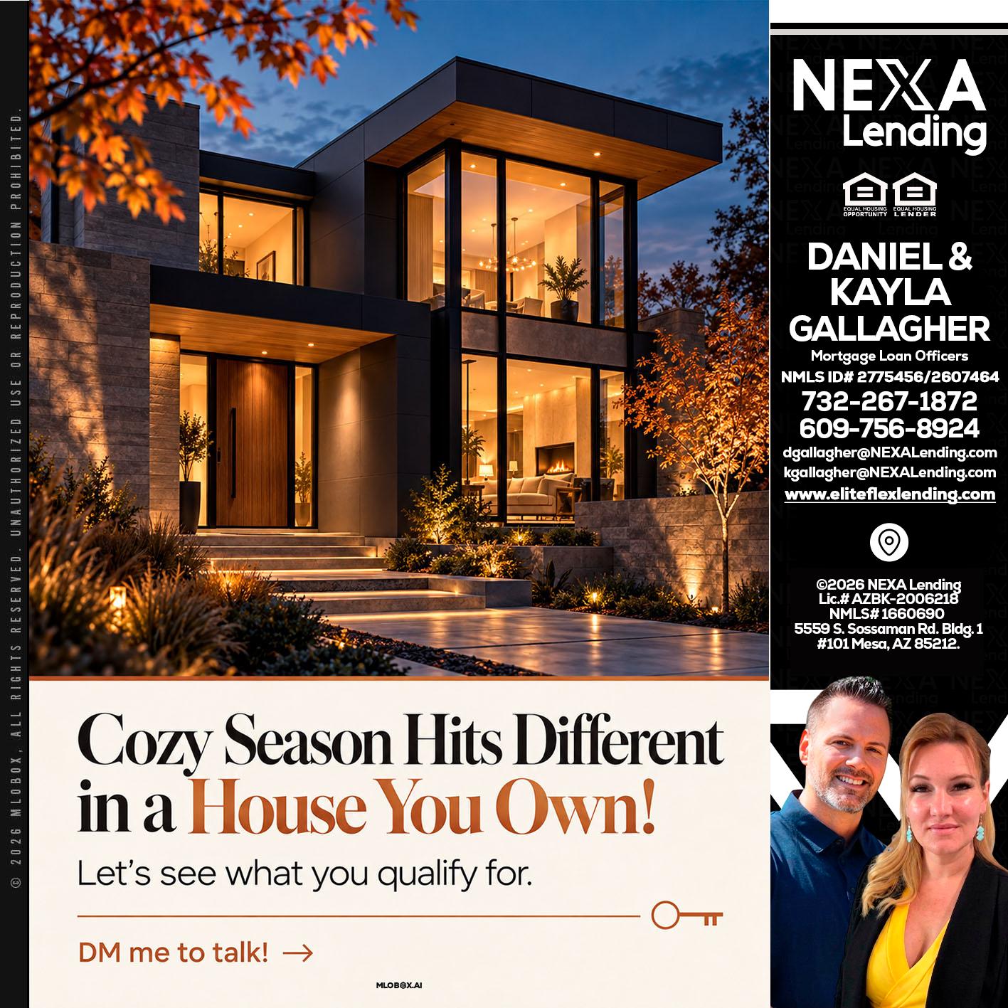 COZY SEASON - Kayla Gallagher -Mortgage Loan Officer