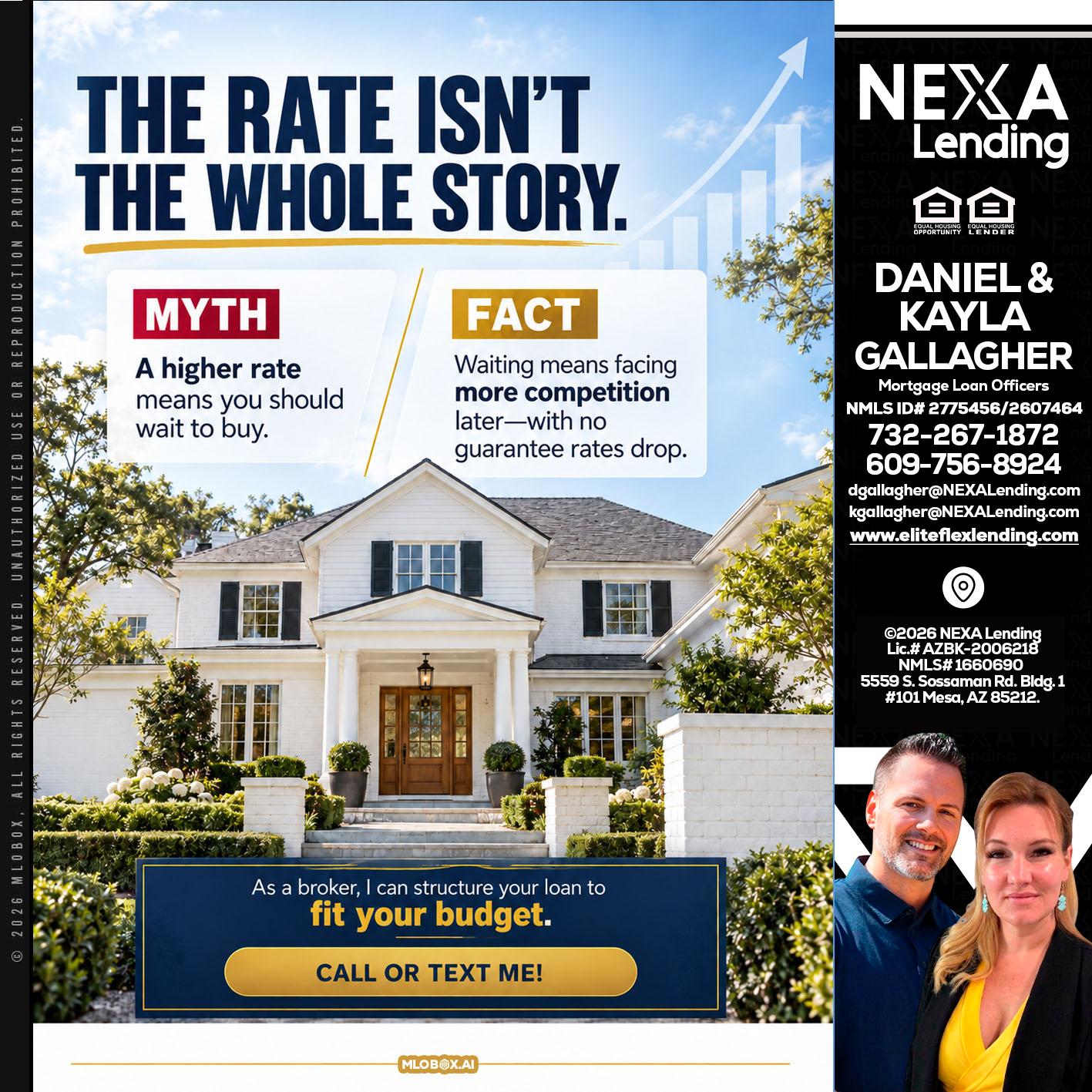 THE RATE ISNT - Kayla Gallagher -Mortgage Loan Officer