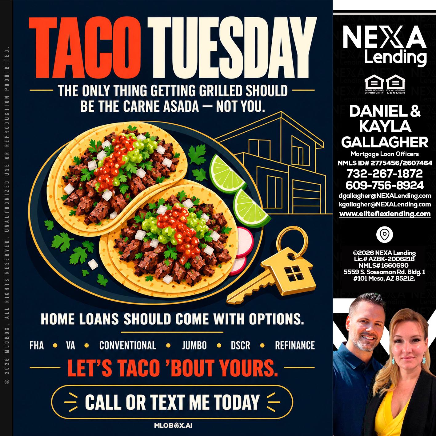 TACOS TUESDAY - Kayla Gallagher -Mortgage Loan Officer