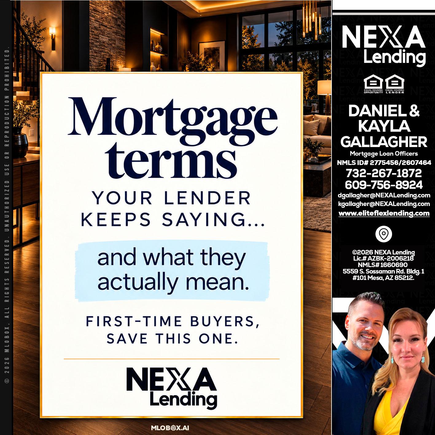 mortgage terms - Kayla Gallagher -Mortgage Loan Officer
