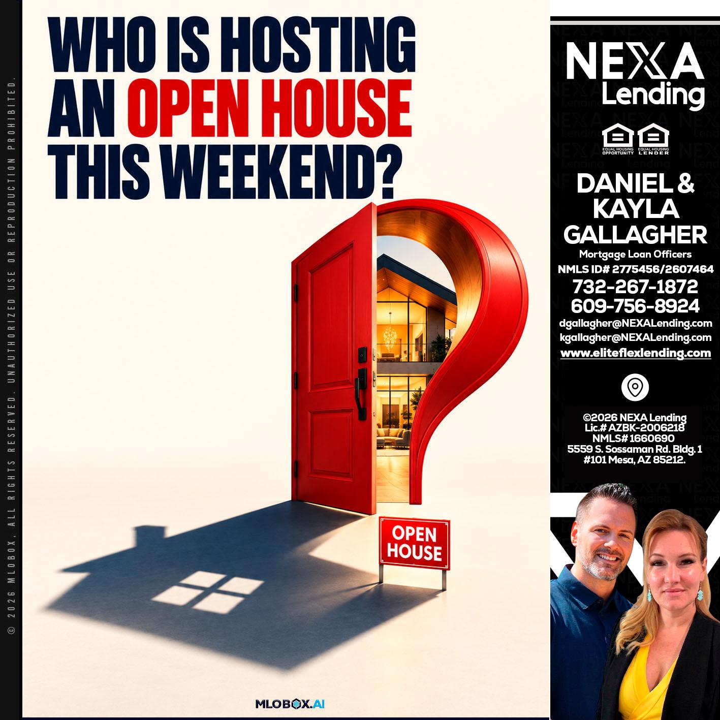 who is hosting - Kayla Gallagher -Mortgage Loan Officer